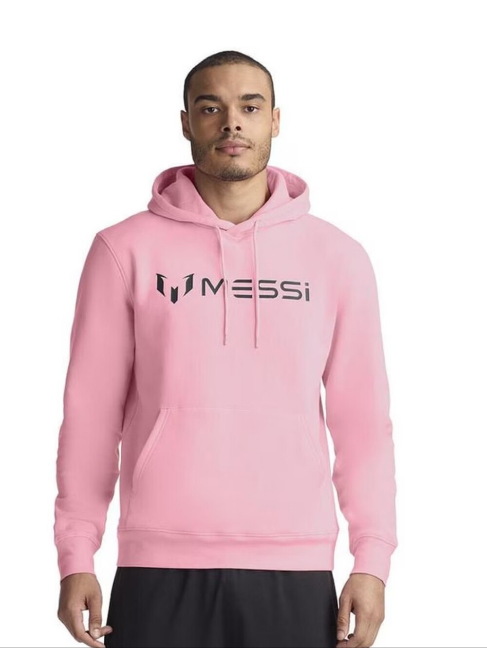 NWT Messi Pink Fleece Lined Hoodie